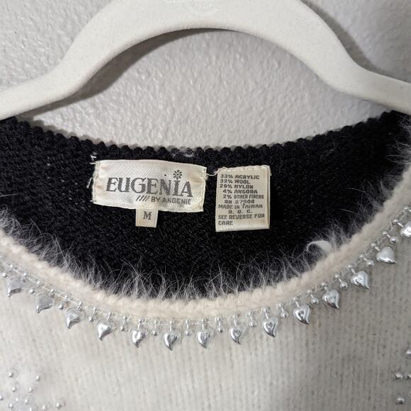 Eugenia Women Vintage Sweaters M Black - Picture 2 of 4